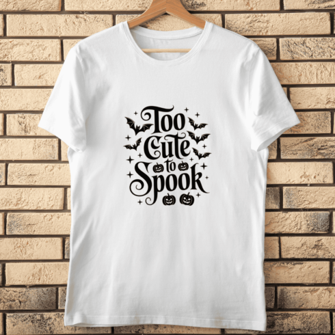 Funny Spooky Quote T-shirt Design cover image.