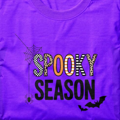 Spooky Season T Shirt Design cover image.