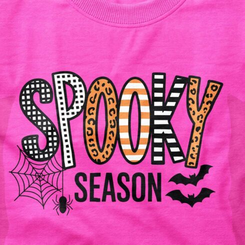 Spooky Season T Shirt Design cover image.