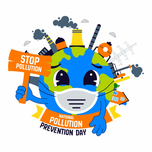 10 National Pollution Prevention Day Illustration cover image.
