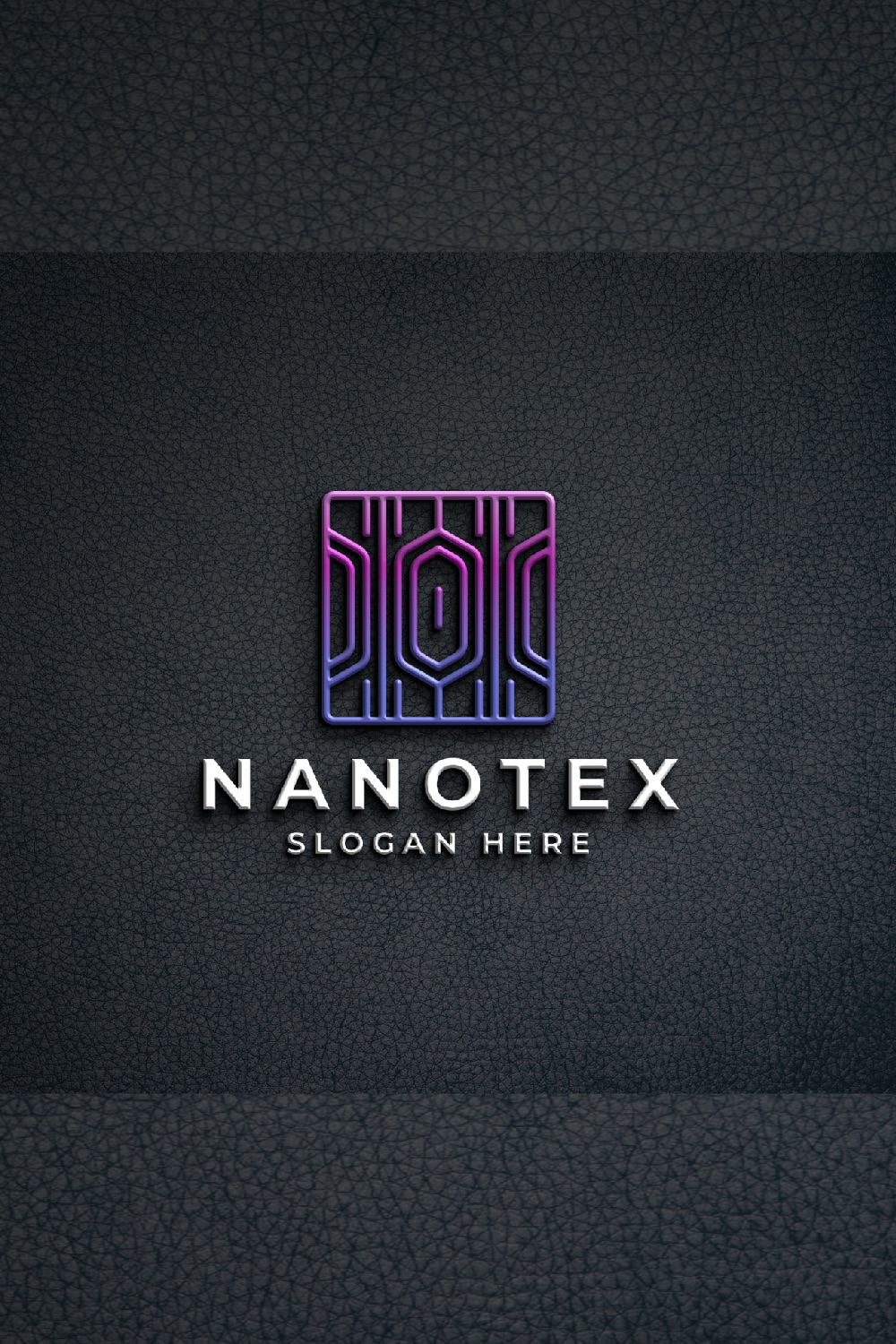 Geometric Square Tech Logo - MasterBundles