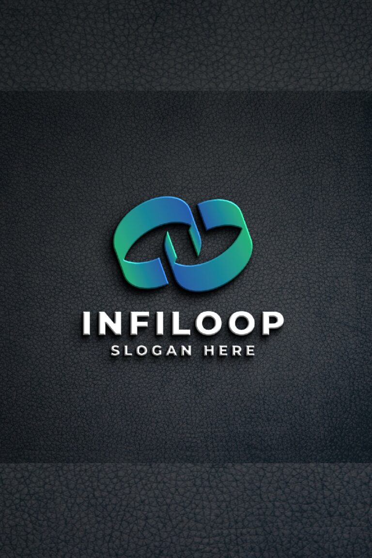 Infinity Loop Tech Logo - MasterBundles
