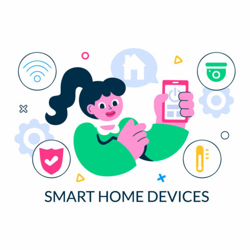 10 Smart Home Devices Illustration cover image.