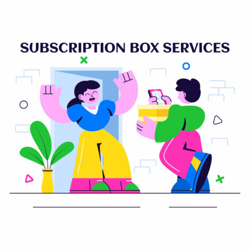 10 Subscription Box Services Illustration cover image.