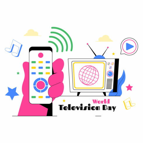 10 World Television Day Illustration cover image.