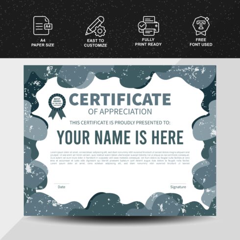 Certificate of Excellence cover image.