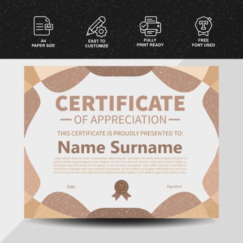 Academic Merit Certificate cover image.