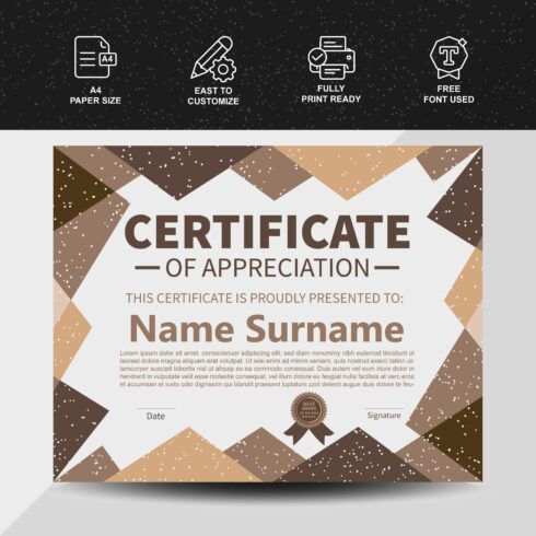 Learning Achievement Certificate cover image.