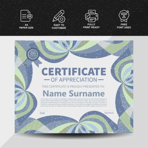 Training Program Certificate cover image.