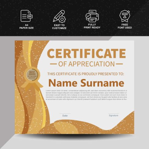 Course Completion Certificate cover image.