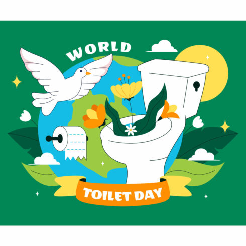 10 World Toilet Day Illustration cover image.