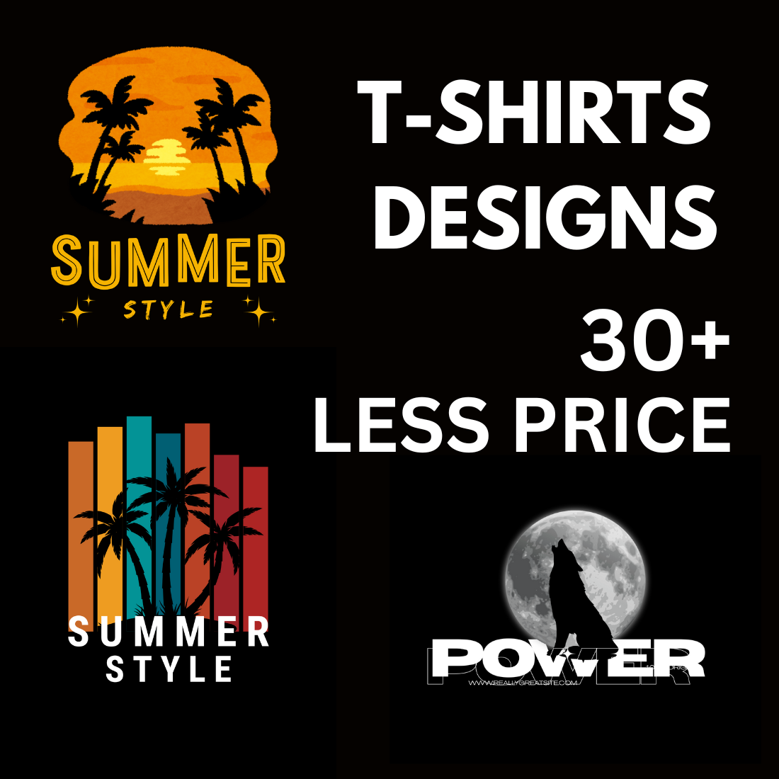 Modern T-Shirt Design Bundle – Trendy Graphic Tees for POD Merch