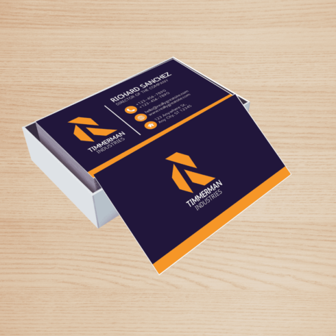 Director of Industrial Operations business card cover image.