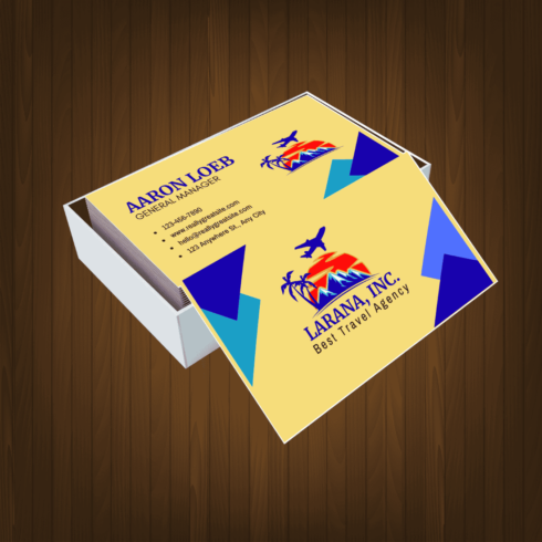 Travel & Tourism Expert Business Card cover image.