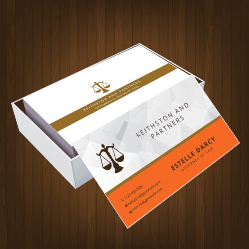 Business card for Attorney at Law cover image.