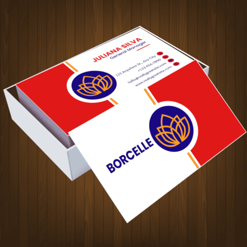 Modern Business Card for Brand Consultant cover image.