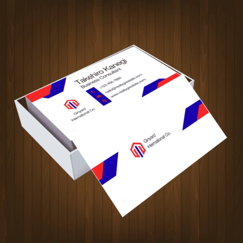Business Card for Business Consultant cover image.