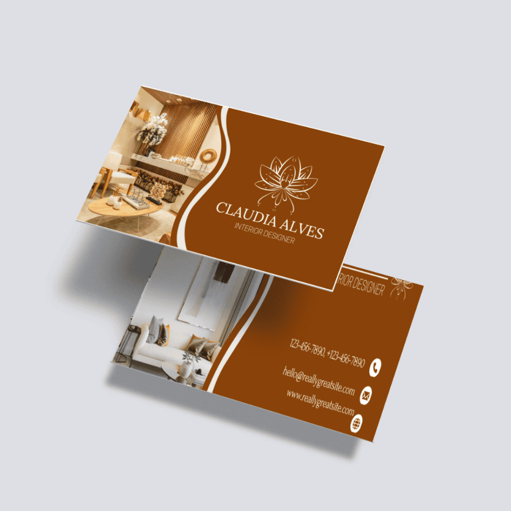 Luxury Interior Designer Business Card - MasterBundles