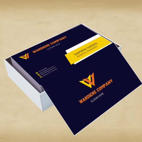 Founder & CEO Comapny Business Card cover image.