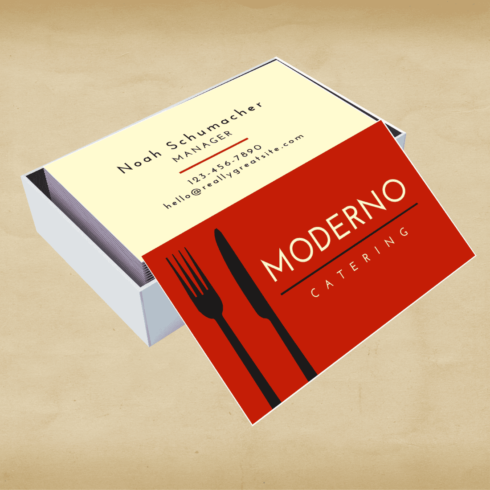 Business Card “Premium Catering Utensils” cover image.