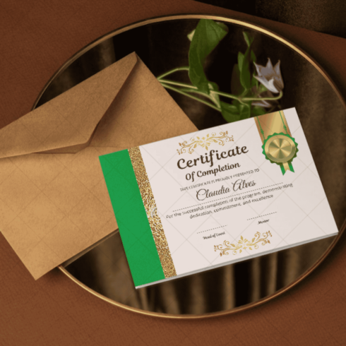 Certificate of Successful Completion cover image.