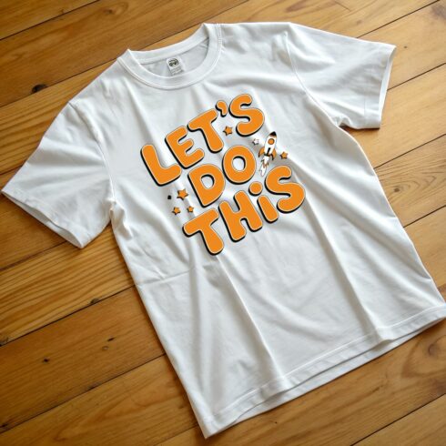 Let's do this tshirt design playful design cover image.