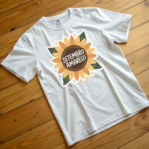 Setembro Amarelo Typography T-Shirt Design cover image.