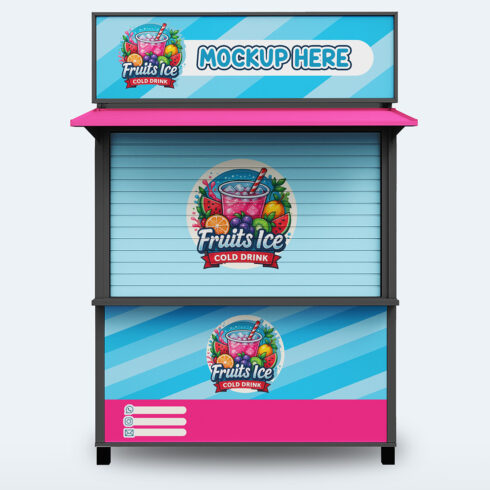 Outdoor Food Stall Mockup for Product Display cover image.