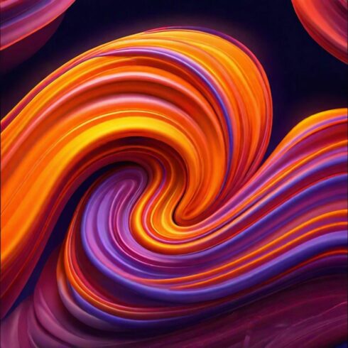 A vibrant abstract swirl of colors creates a dynamic and eyecatching design, perfect for backgrounds, wallpapers, or artistic projects with a modern feel cover image.