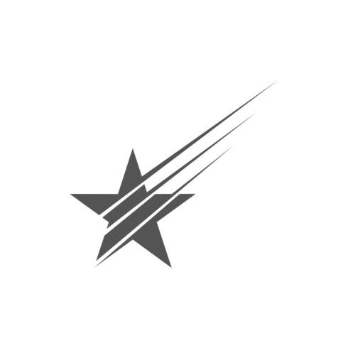 Star with lines a new T-Shirt design cover image.