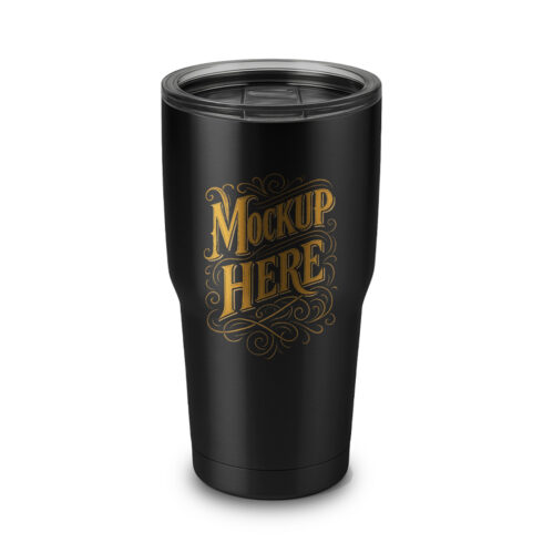Premium Metal Tumbler Mockup for Branding cover image.