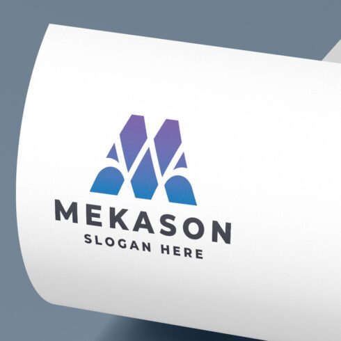 Modern Geometric M Logo cover image.