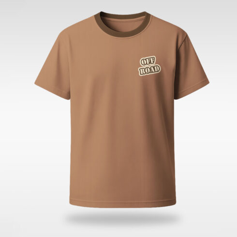 Realistic Front and Back T-Shirt Mockup Template cover image.
