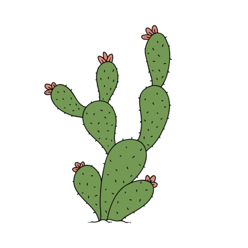 Cactus 1 a new T-Shirt design cover image.