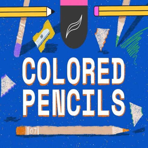 Procreate Colored Pencils Brush Set cover image.