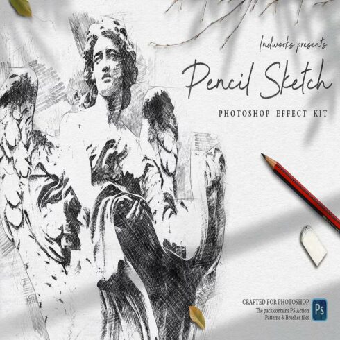 Pencil Sketch PS Action cover image.
