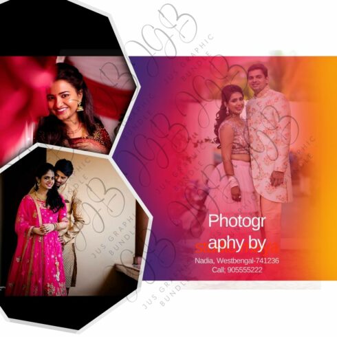 Wedding Album Cover Design 01 cover image.