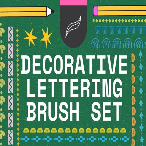 Decorative Procreate Brush Lettering cover image.