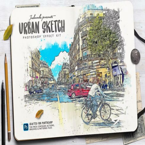 Urban Sketch PS Action cover image.
