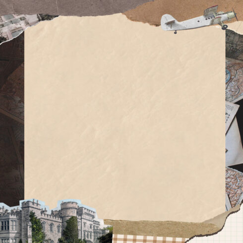 Being Blank Vintage Travel Instagram Post cover image.