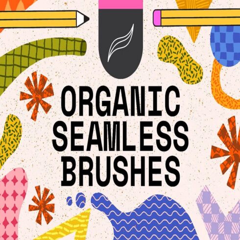 Procreate Organic Seamless Brushes cover image.
