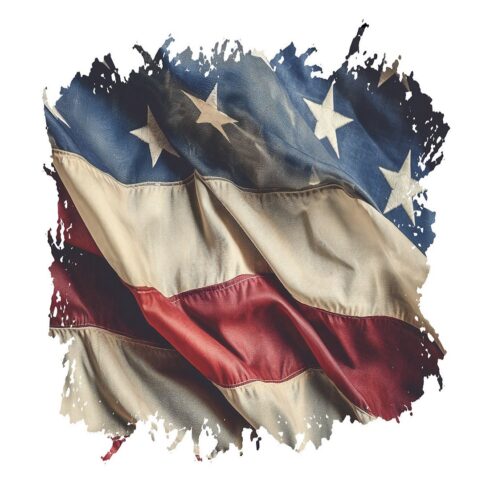 Old American Flag Sublimation cover image.
