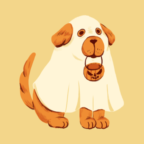 Hallo Dog a new T-Shirt design cover image.