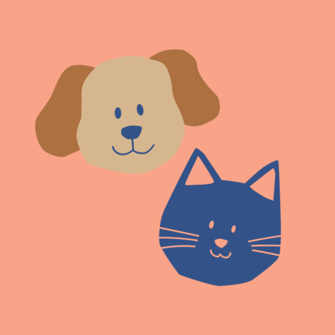 Cute pets a new T-Shirt design cover image.