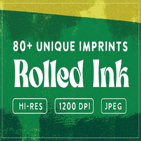 Rolled Ink 1200 DPI High Resolution cover image.