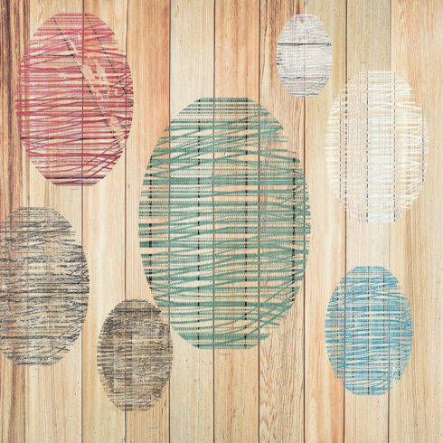 Wood Sublimation Overlays Backgrounds Shapes Bundle cover image.