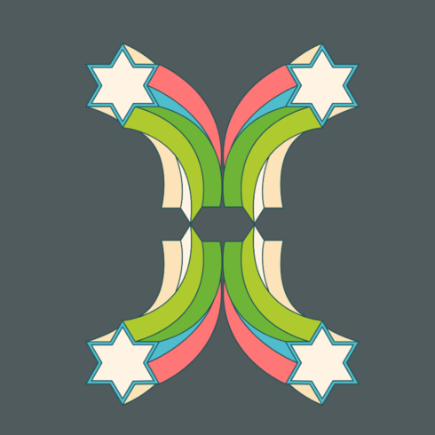 Four Star a new T-shirt design cover image.
