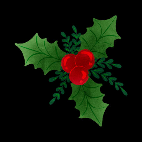Christmas Leaf a new T-Shirt design cover image.