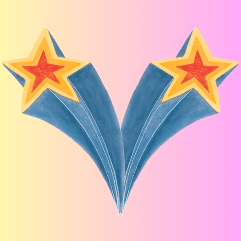 Rising Stars a new T-Shirt design cover image.