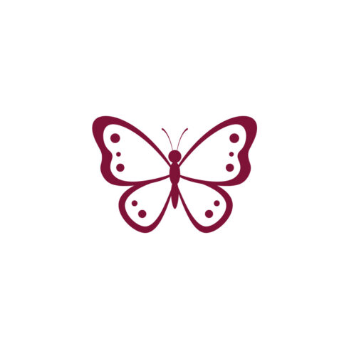 Elegant Butterfly Line Art Icon for Beauty and Nature cover image.